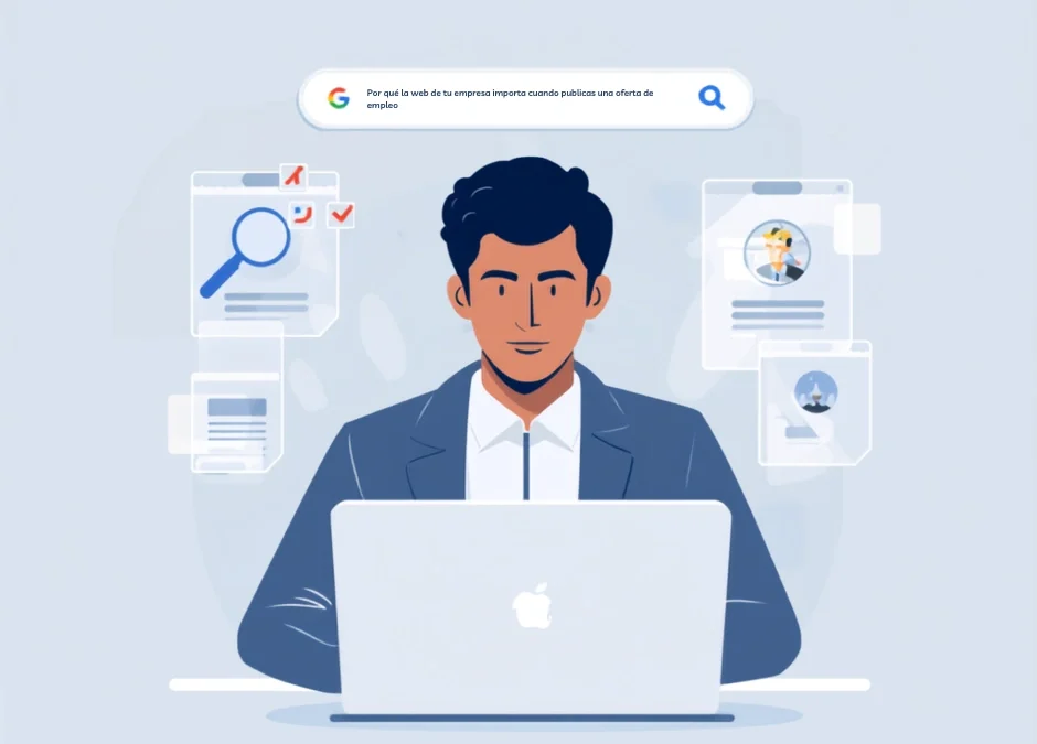 Por qué la web de tu empresa importa cuando publicas una oferta de empleo